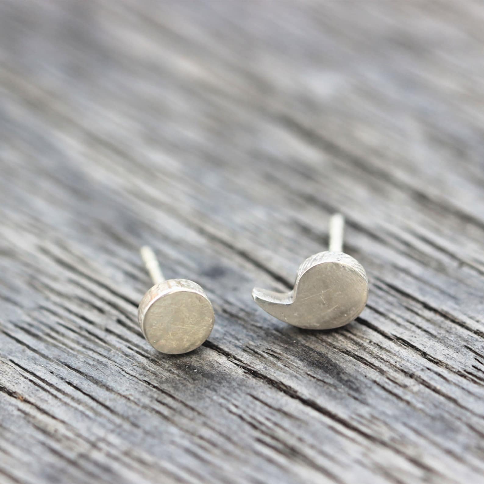 Semicolon earrings Clearance