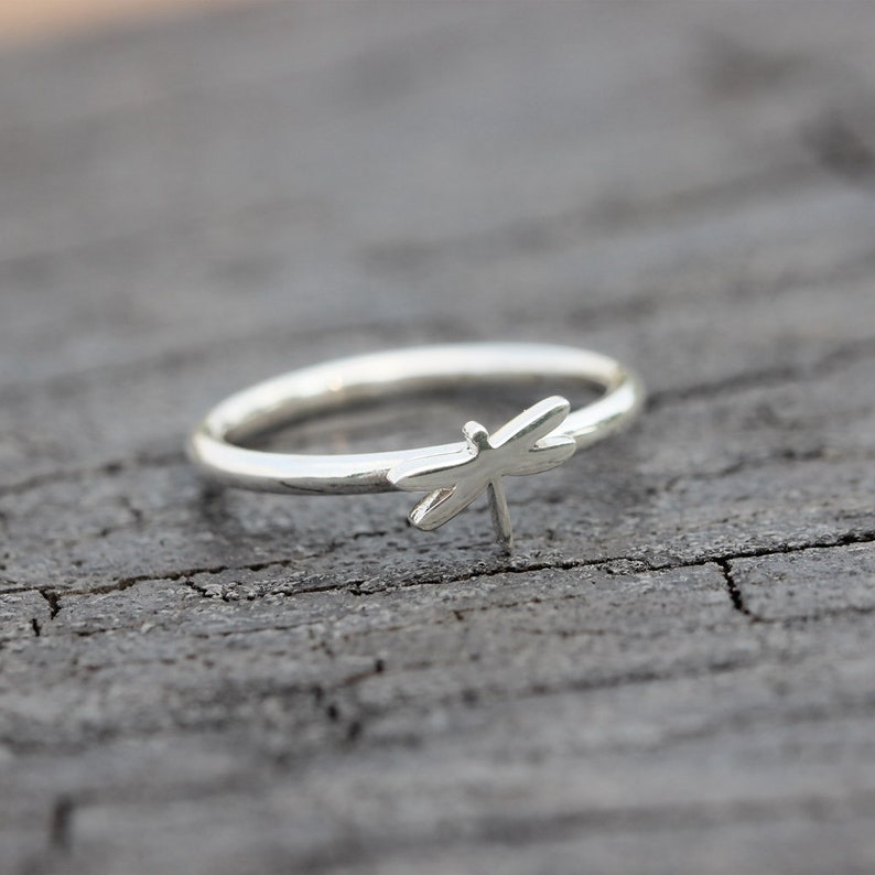 925 sterling silver Dragonfly ring