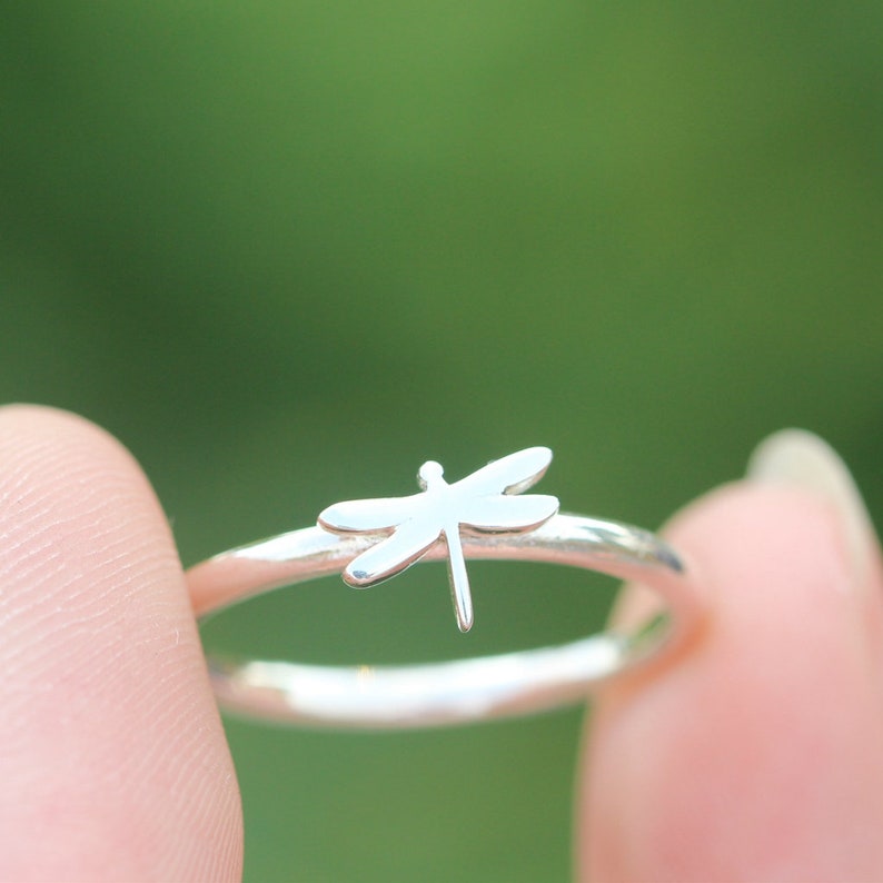 925 sterling silver Dragonfly ring