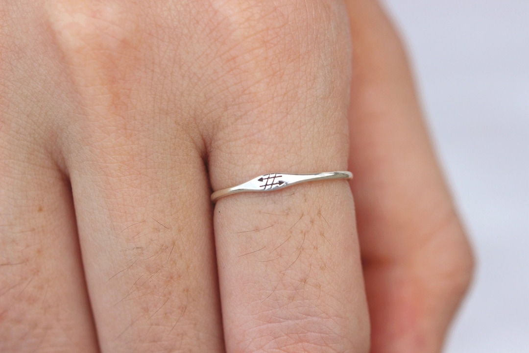 The past does not equal the future,Inspirational ring,Motivational jewelry,sterling silver tiny ring,ring,simple silver ring