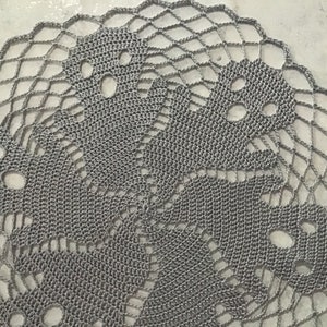 Crochet doily with ghosts image 4