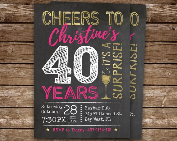 50th 40th Birthday Invitation for Woman 40th 60th Birthday Aged to Perfection Printable Party Invitation Champagne 40th Birthday Invite