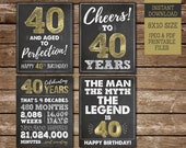 49 Is So Yesterday! Happy 50th! Funny 50th Birthday Chalkboard Sign,  PRINTABLE 8x10, 11x14, 16x20, Instant Download by TangledTulip