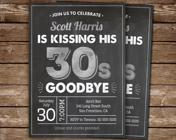 Kissing Your 30s Goodbye Birthday Invitation Kiss Your 30s Goodbye kissing-your-30s-goodbye-birthday-invitation-kiss-your-30s-goodbye