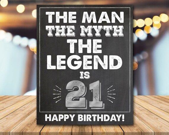 21st birthday signs for guys deals