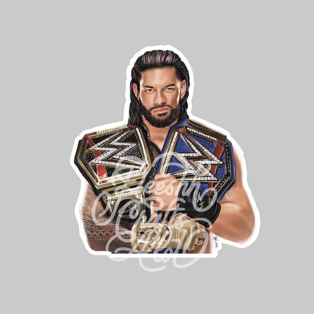 Roman Reigns Waterproof Sticker- WWE - Etsy