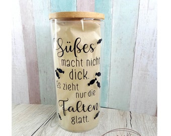 Deko Glas - Wohnungsdekoration - Vorratsglas - Aufbewahrungsglas - Küchendekoration - Deko - Geschenke - Lustige Sprüche - Good Vibes -