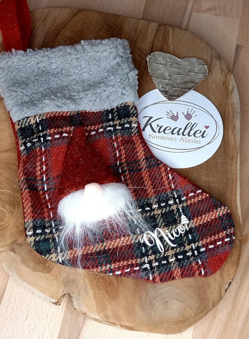 Gift for Christmas Nikolaus Boots Bag St. Nicholas Gift Christmas Gift Elves Gift Nikolaus Sock Wichtel image 1