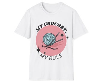 Softstyle T-Shirt - Women - Women - Shirt - Mental Health - Girls Shirt - Crochet Love - Crochet - Crochet