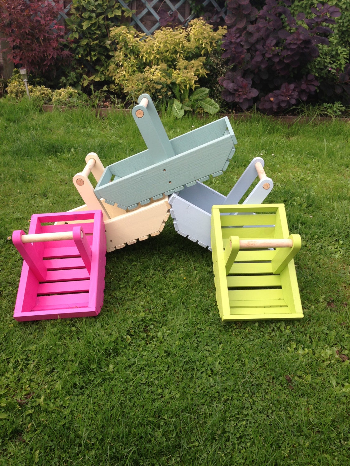 Adult / Kids Garden Trug / Basket Etsy UK