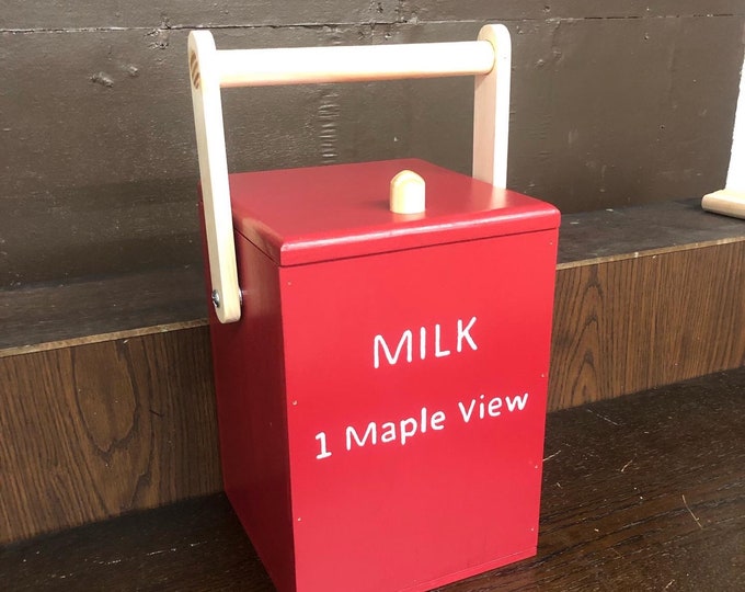 Milk Caddy / Milk Bottle Store / Milk Box With Lid for Doorstep Etsy UK