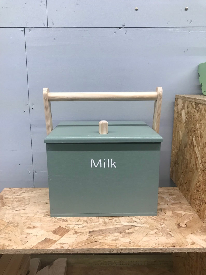 4, 1 Litre/Pint Milk Bottle Holder Carrier With Drop Down Handle image 2