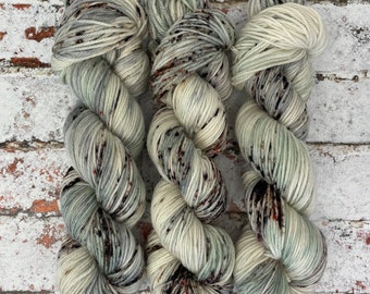 Hand Dyed Superwash Merino DK/Light Worsted Yarn Wool, 100g/3.5oz, A Brave Man