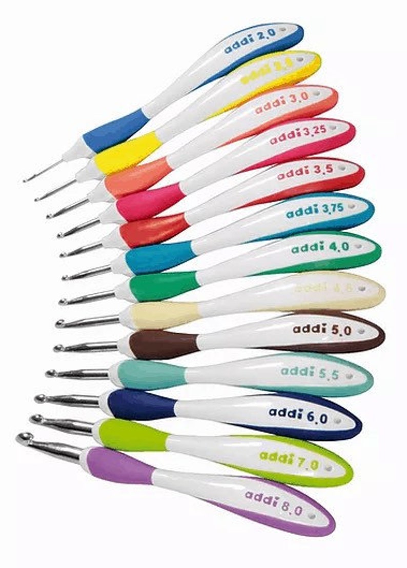 Addi Swing Crochet Hook, Sizes 2.5mm - 8mm image 2
