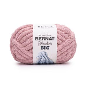 Bernat Blanket Big, Cozy Chenille Style Blanket Yarn, Jumbo Yarn, Arm Knitting, Finger Knitting, Crochet