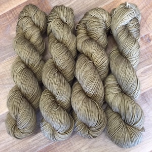 Hand Dyed Superwash Merino Nylon Titanium Sock Yarn, 100g/3.5oz, Sudge