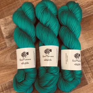 Hand Dyed Superwash Merino DK/Light Worsted Yarn Wool, 100g/3.5oz, Sir