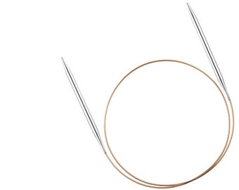Addi Circular Knitting Needles, 40cm, Aluminum & Bronze