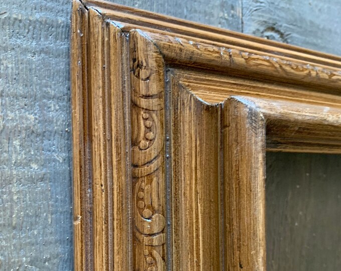 Empty Vintage Picture Frame, Vintage Wood Frame, Farmhouse, Shabby Chic
