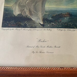 Pinkie by Sir Thomas Lawrence, Vintage Framed Print, , Decor ...