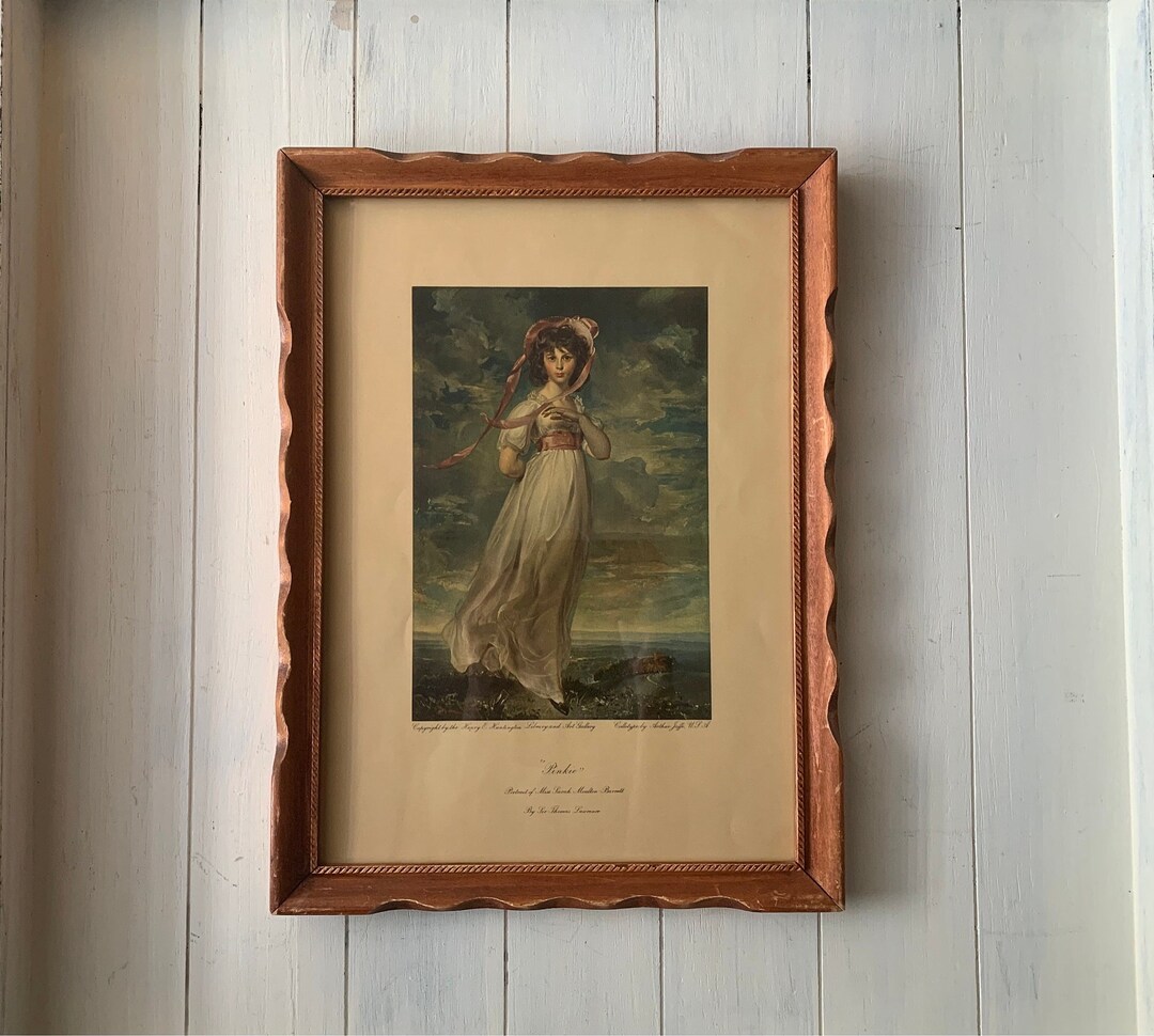 Pinkie by Sir Thomas Lawrence, Vintage Framed Print, , Decor ...