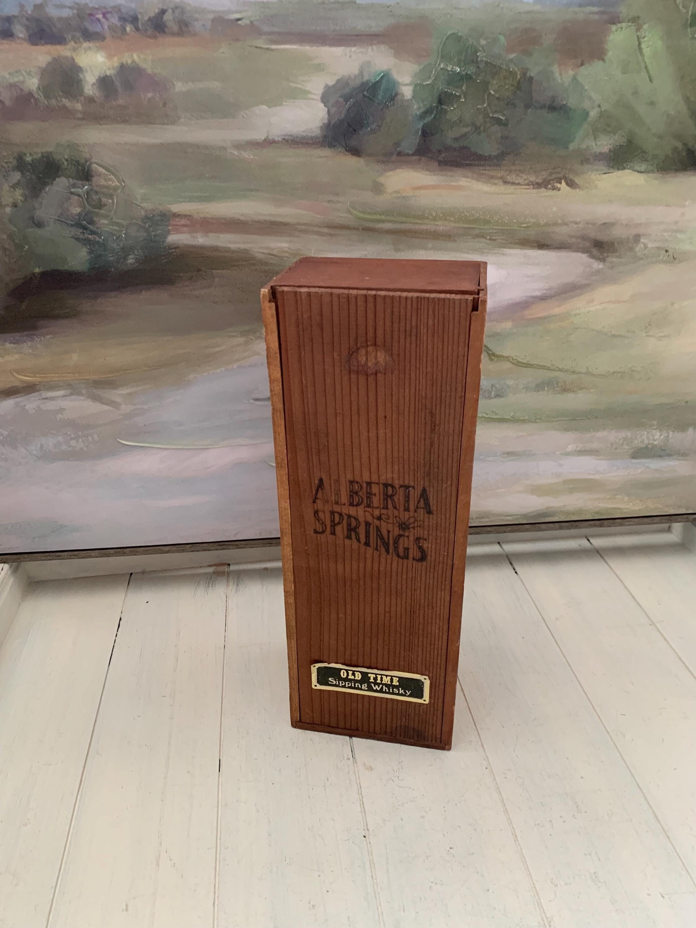 Vintage Alberta Springs Old Time Sipping Whisky Box - Etsy