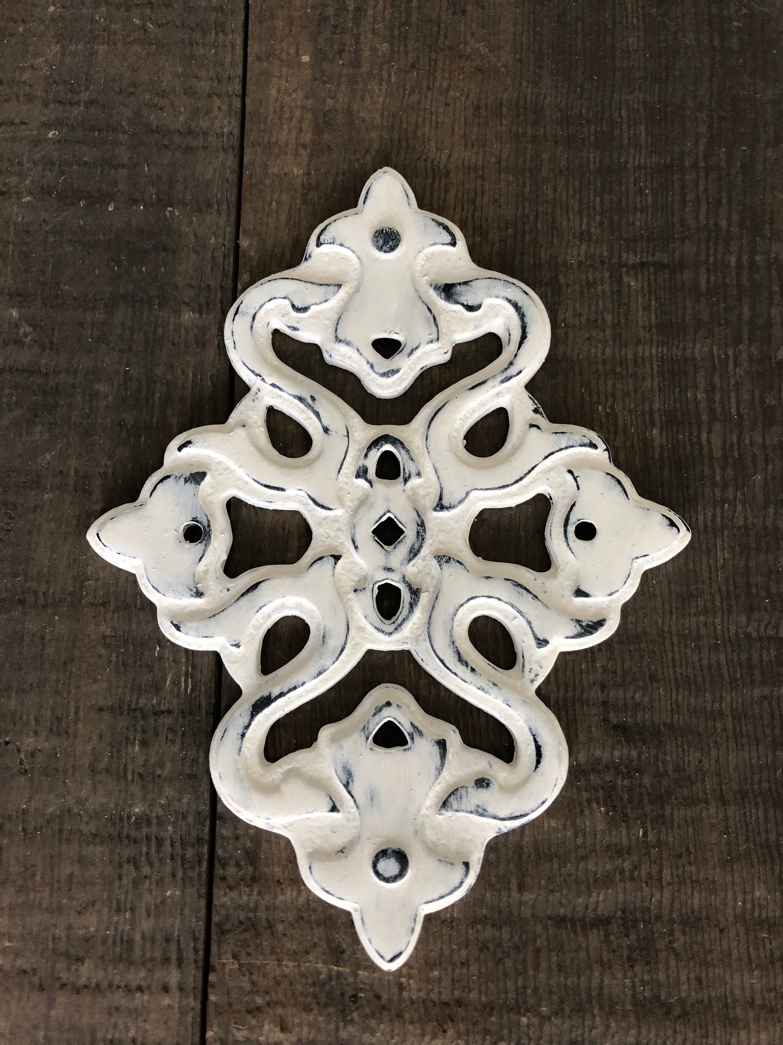 Cajón del gabinete decorativo tirar placas traseras cuadradas | Etsy