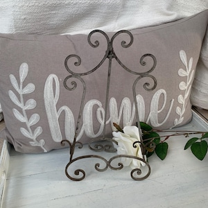 Shabby Chic Metal Picture Easel, Vintage Pictureholder