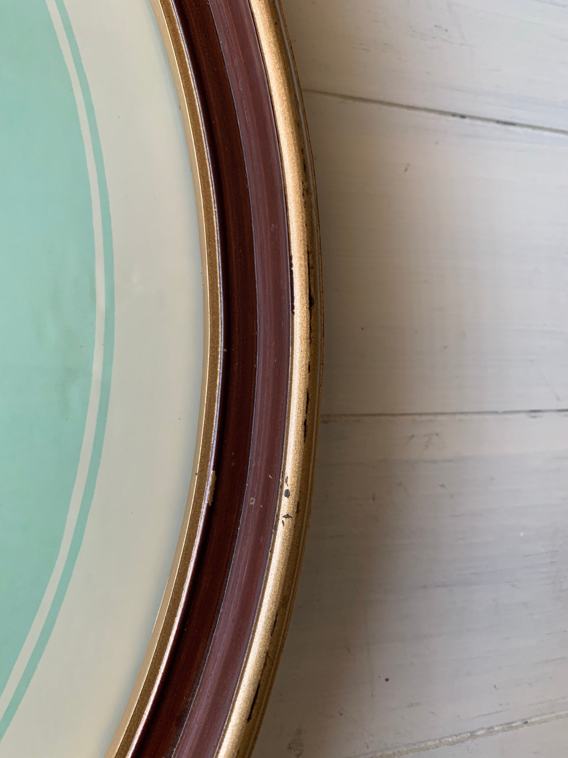 Oval Picture Frame Glass Large Plastic Vintage Photo Frame Etsy