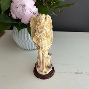 Vintage Angel Figurine, Angel Figure on Stand