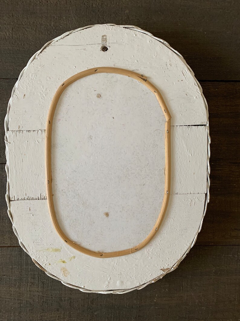 Vintage Wicker Mirror Wicker Wall Decor Boho Decor Cottage Decor - Etsy