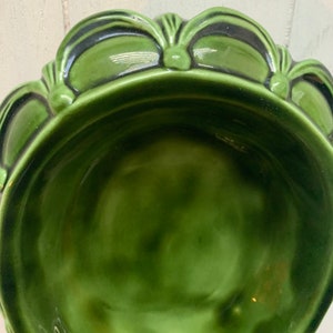 Dark Green Ceramic Dish, Mid Century Modern Catchall Bowl - Etsy