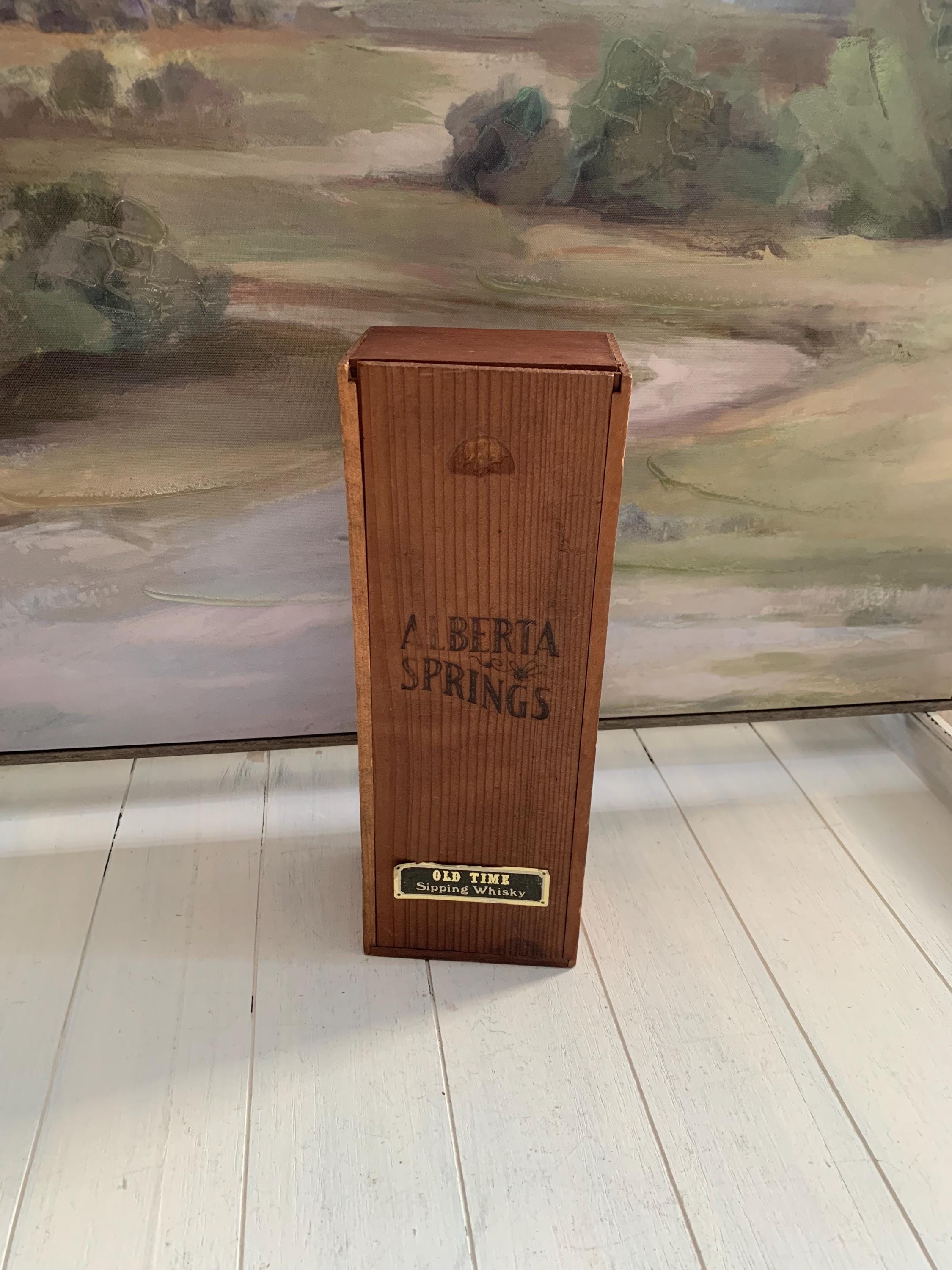 Vintage Alberta Springs Old Time Sipping Whisky Box - Etsy Canada