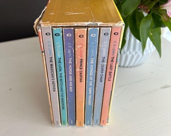 Vintage Narnia Box Set: C.S. Lewis, Collier Books Edition, 7 Volumes