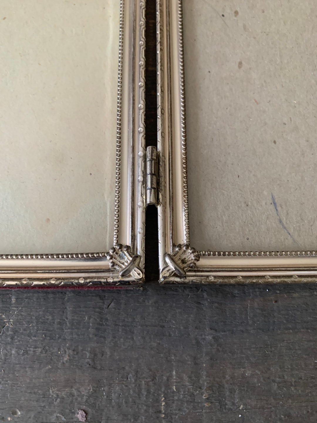 8 X 10 Double Frame Vintage Metal Folding Picture Frame - Etsy