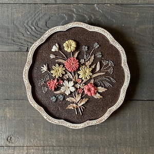 Vintage Girotti Plate - Raised Chalkware Plaque, Vintage Wall Decor