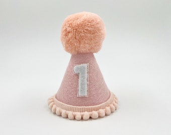 Pink sweetness felt Birthday Party Hat | Party Hat | First Birthday Hat | Birthday Hat | Pink hat