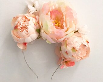Flower Headband | Flower Crown | Races Headwear | Floral Headband | Boho Headband