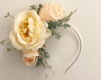 Flower Headband | Flower Crown | Races Headwear | Floral Headband | Boho Headband