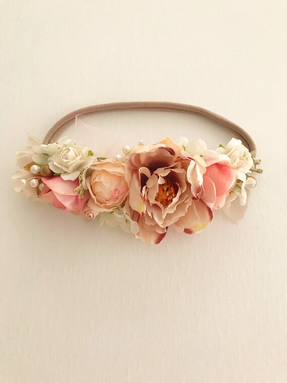 boho flower headband