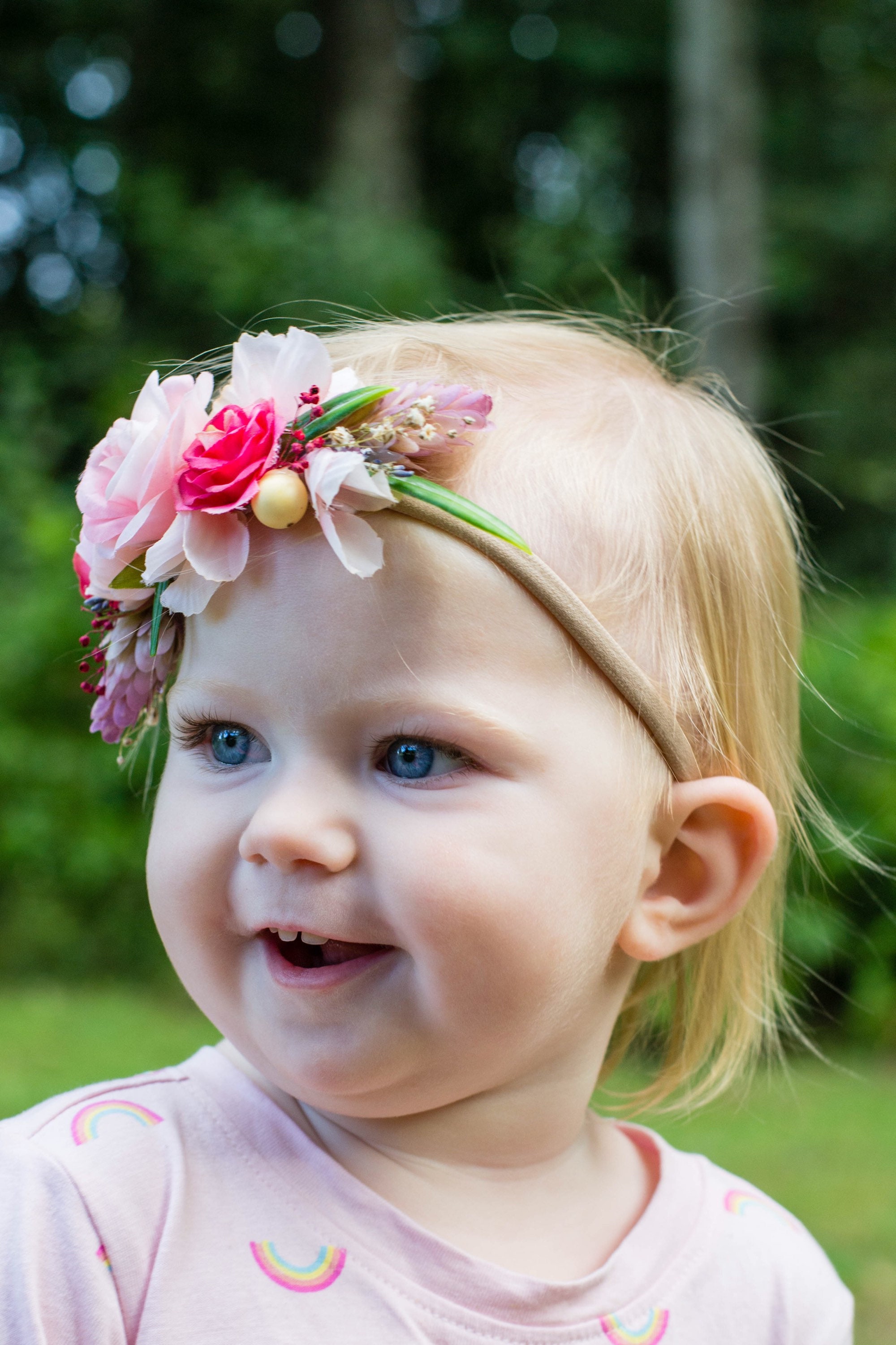 Flower Headband Girls Flower Crown Baby Flower Crown Baby Flower