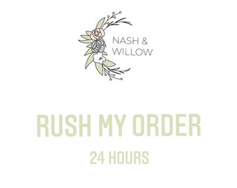 Rush my order (add to your cart for speedy production time)