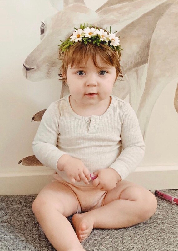 daisy headband baby