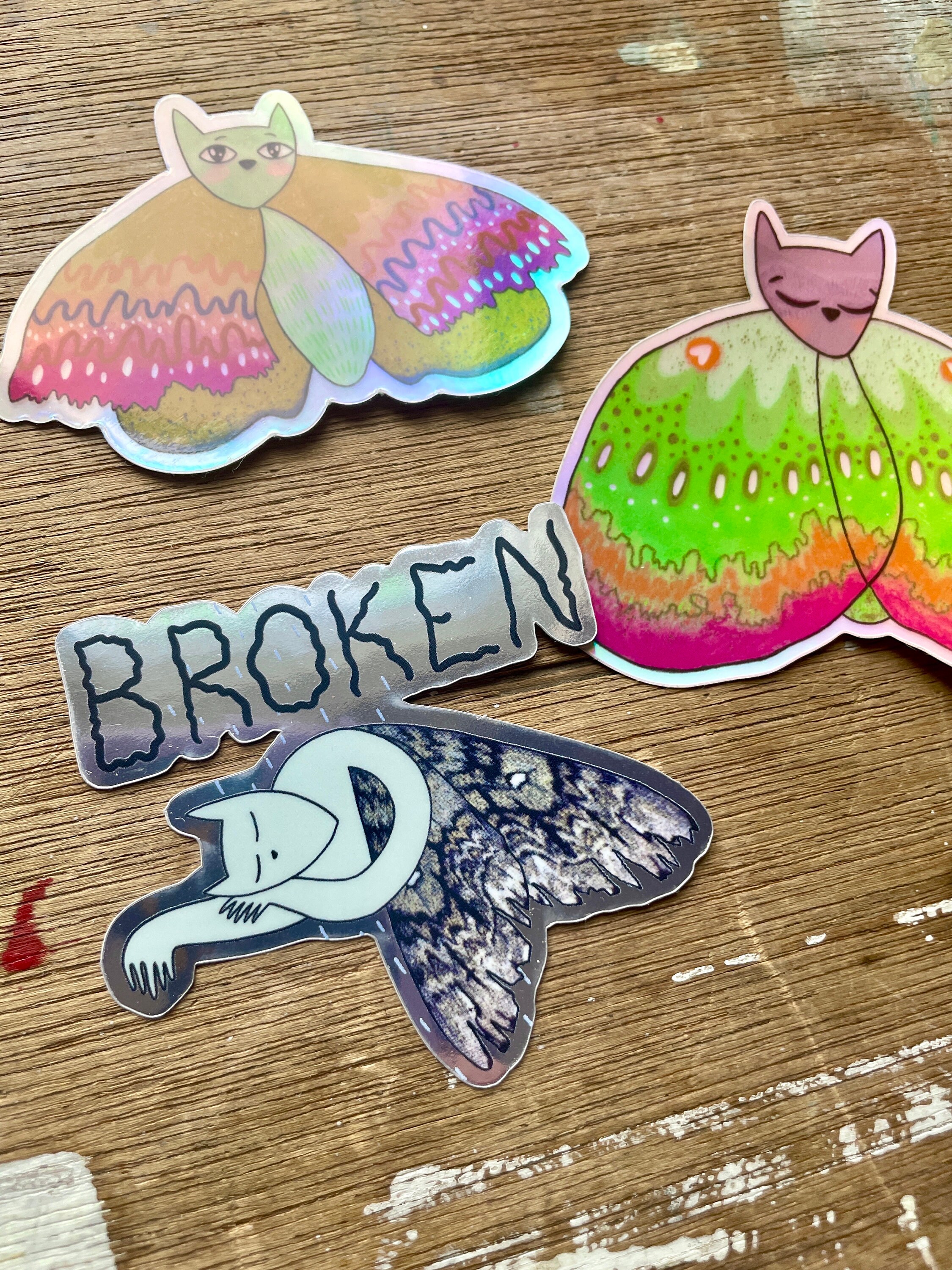 Sticker - Broken - Etsy