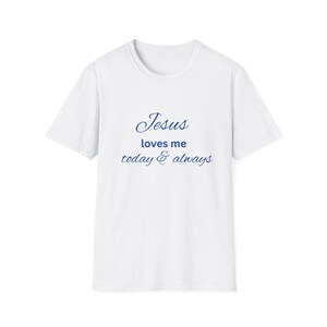Jesus Loves Me Unisex Softstyle T-Shirt