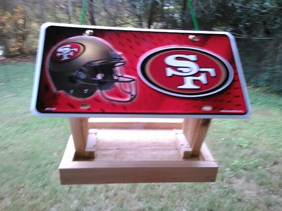 San Francisco 49ers License Plate Bird Feeder Lp 725 2 Hand Etsy