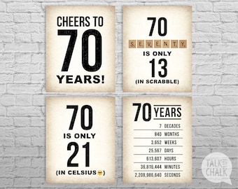 70th birthday etsy