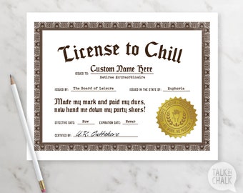 funny certificate etsy funny certificates
