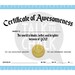 PRINTABLE Certificate of Awesomeness Awesome Recognition for School or ...