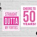 Funny 50th Birthday Sign Bundle PRINTABLE Posters INSTANT DOWNLOAD Last ...